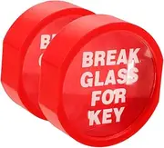 Homoyoyo 2pcs Wall Mounted Fireproof Key Lock Box for Keys Emergency Door Storage for Home Office School Hotel Use