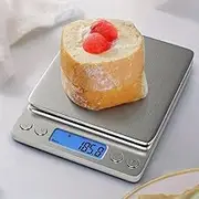 Digital Kitchen Scale with LCD Display, 100g Accuracy, High Precision Food Scale for Baking and Cooking (Pocket Csale)