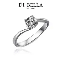 在飛比找momo購物網優惠-【DI BELLA】挑逗 GIA0.50克拉D/VS2八心八