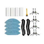 For Deebot Ozmo U2 Dgn22 Vacuum Cleaner Robot Main Brush Side Brush Hepa Filter Dust Bag Mop Cloth