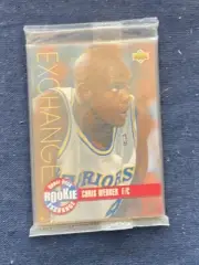1993-94 Upper Deck Rookie Exchange Sealed 10 Card Set - Chris Webber Hardaway