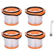 4 Pack Replacement Vacuum Filter for Wandvac System WV360 WS620 WS630 WS632 WS632BLBRN WS632GDBRN,P