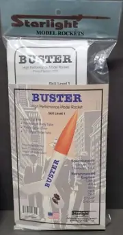Starlight Buster Flying Model Rocket Kit Model Rocket Sealed New