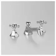 Astra Walker Classic Basin Set Chrome with Cross Handles