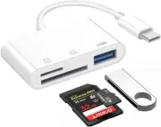 USB C to Micro SD TF Card Reader USB-C to Camera Card Adapter for iPad Pro
