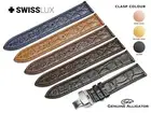 Crocodile Alligator Leather For BREGUET Watch Strap Band Clasp Buckle