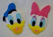 DONALD DUCK & DAISY DUCK CAKE CENTRE PIECES *APPROX 13.5CM*