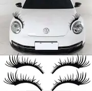 2pcs Black Eyelashes Car Sticker Eyelashes Decal Car Decor Sticker 25*11CM