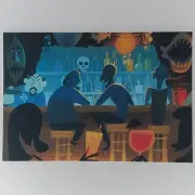 The Incredibles Postcard Bob Parr Lucius Best Disney Pixar Concept Art Gouache