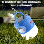 Rechargeable Solar LED Camping Light Tent Lantern Bulb Outdoor Hiking Night Lamp