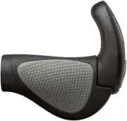 Ergon GP2 Gripshift Grips - Size Large, For Hybrid/MTB Handlebars, Black/Gray