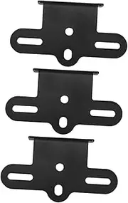 3pcs Bicycle Rear Rack Reflector Bracket Aluminum Alloy Bike Rear Reflector Mount Easy Installation for Mountain Bikes and Scooters