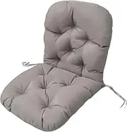 Soft Chair Cushion, Papasan Chair CushionThick Hanging Egg Chair Cushions,Hammock Swing Chair Cushion, for Indoor and Outdoor Garden Offices(Light Grey)