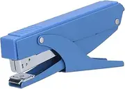 Respicefinem Blue Stapler Hand Held Ergonomic Tool Safe for Binding Up to 20 Sheets Ideal for Office Home Classroom Made of ABS and Iron (Blue)