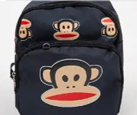 在飛比找Yahoo!奇摩拍賣優惠-寶貝樂*外出必備超可愛嘴巴猴子後背包 雙肩包(紅藍可選)