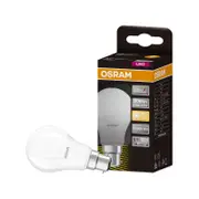 Osram 8.5W 806lm Frosted Warm White A Shape LED B22 Light Globe
