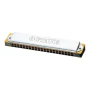 TOMBO 9521C Octave Harmonica Silver Key of C