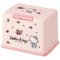 在飛比找樂天市場購物網優惠-小禮堂 Hello Kitty 塑膠按壓彈蓋面紙盒 袖珍面紙