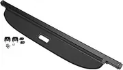 X AUTOHAUX Car Trunk Retractable Cargo Cover for Toyota BZ4X 2023-2025 Rear Trunk Parcel Shelf Luggage Security Shield Shade Cover Canvas Black