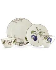 Portmeirion Nature's Bounty Plum 4Pc Place Setting