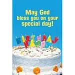 HAPPY BIRTHDAY CAKE WITH CANDLES POSTCARD (PKG OF 25)
