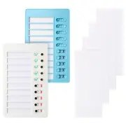 2 Pcs Checklist Board Daily Schedule To Do List Board Chore Chart Memo Checklist
