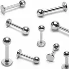 Piercing Ear Labret Steel Surgical Ball
