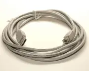USB 2.0 Cable Type-A to Type-B 10FT White