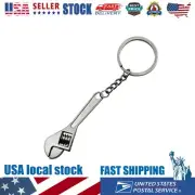 Mini Adjustable Wrench Key Chain Adjustable Metal Spanner Keyring Hand Tool