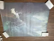 1979 Frank Frazetta Sea Witch Original Poster Roughly 23X18” Rare