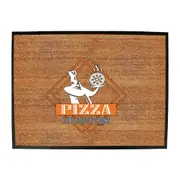 Food Pizza Is My Choice - Funny Novelty Doormat Man Cave Floor mat