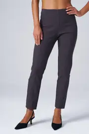 Franne Golde Slim Ankle Stretch Magic Pant in Carbon at Nordstrom, Size Medium