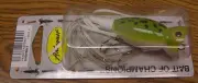 FRED ARBOGAST HULA POPPER LURE 2" BODY FROG WHITE BELLY COLOR NIP