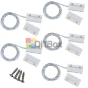 5PCS MC-38 Door Window Contact Sensor Magnetic Switch for Home Alarm System -