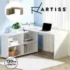 Artiss Wooden Computer Desk Office Study Corner Table With Shelves Workstation