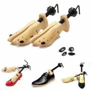 1PC Women Men Wooden Adjustable 2-Way Shoe Stretcher Expander Boot Shaper Tree
