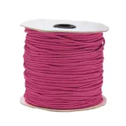 Elastic Cord Heavy Stretch String Rope 2.5mm 109 Yards Rose Red