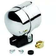 Autometer 2-5/8in Mounting Cup compatible with Electric Gauges Chrome AU3201