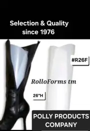 6 Pair #R26F Tru-Shape tm 26" RolloForm tm ThighHigh Boot Stands Polly Products