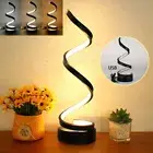 Dimmable Table Desk Lamp Modern Spiral S-Shape Touch LED Bar Dining Night Light