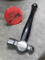 Vintage Custom 24oz Ball Peen Blacksmith Biker Tool Hammer Jesse Reed Handle