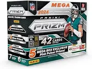 2024 Panini NFL Prizm Football Trading Card Mega Box (Pink Pulsar Prizms!)