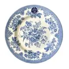Royal Stafford Asiatic Pheasant 11in Dinner Plates Blue & White NEW