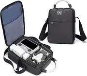 Mini 4 Pro Case Carrying Case Portable Travel Storage Shoulder Bag for DJI Mini 4 Pro Drone Fly More Combo and Accessories Large Capacity (Black)