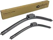 Acatana Aero Wiper Blades suitable for Ford Falcon EA EB ED EF EL AU BA BF 1988-2008 Kit 22" + 22" Front Windscreen Assembled Replacement Set Pair Driver Passenger Side