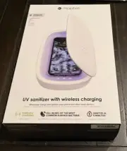 2-PACK - Mophie UV Sanitizer with Wireless Charging for Smartphones - White