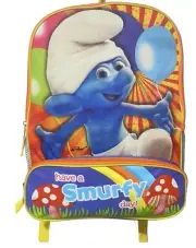 The Smurfs Have a Smurfy Day Backpack Tote Bag by Peyo