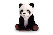 Keeleco 18cm Panda Kids Children Animal Soft Plush Stuffed Toy Black 3y+