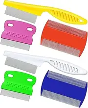 Pets Grooming Comb Kit for Small Dogs Puppies For Tear Stain Remover, 2-in-1 with Round Teeth to Remove Knots Crust Mucus