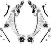 Front Lower Control Arm Inner Outer Tie Rod End 6pcs Suspension Kit Compatible For Nissan Altima 2007-2013